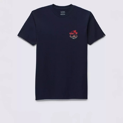 CAMISETA VANS CLASSIC MINI DUAL PALM II SS WHITE-HARVEST PUMPKIN | VN0A7SMYCN9CASA na internet