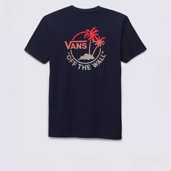 CAMISETA VANS CLASSIC MINI DUAL PALM II SS WHITE-HARVEST PUMPKIN | VN0A7SMYCN9CASA - comprar online