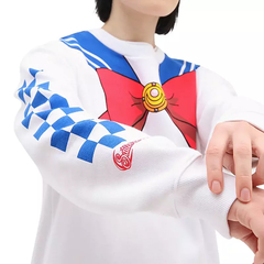 MOLETOM VANS X SAILOR MOON BFF CREW FLEECE WHITE | VN0A7YK7WHT - comprar online