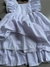 Vestido Branco Alfaiataria 1 ao 10 anos Medidas na Descrição - Garcia Kids baby