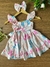 Vestido  três maria balão 1 ao 6 anos - Garcia Kids baby