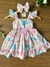 Vestido  três maria balão 1 ao 6 anos