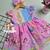 Vestido Infantil Circo Rosa 1 a 4 anos - comprar online