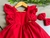 Vestido vermelho alfaiataria 1 ao 10 anos medidas na discrição na internet