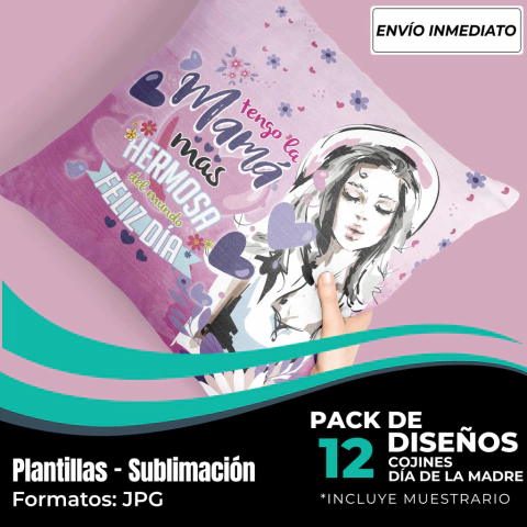 Diseños Cojines Día de la Madre - Modelo 30