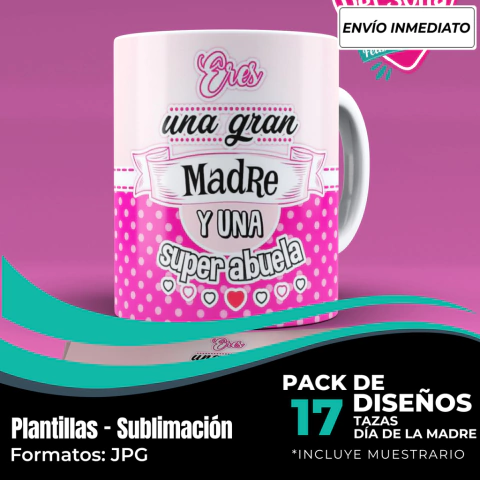 Diseños Tazas Día de la Madre - Modelo 15