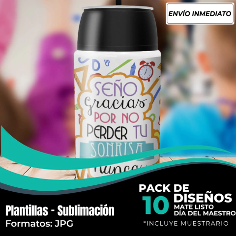 Diseños Mate Listo Día del Maestro - Modelo 17