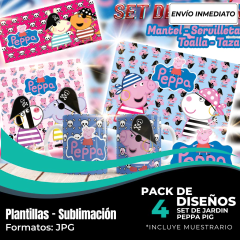 Set de Jardín Peppa Pig - Modelo 46