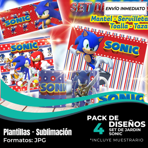 Set de Jardín Sonic - Modelo 48