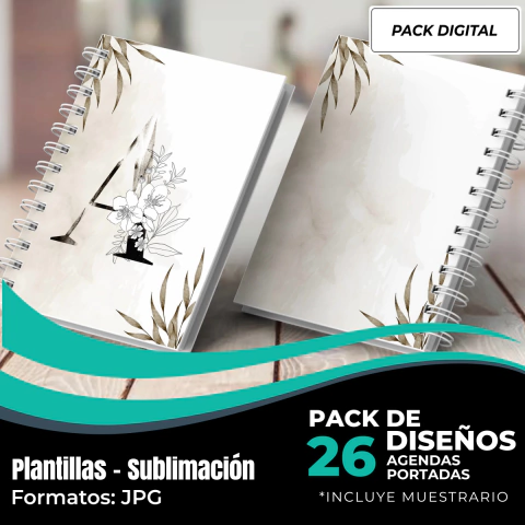 Diseños Agendas Portadas - Modelo 10