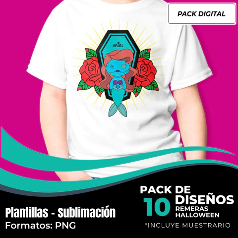 Diseños Remeras Halloween - Modelo 143