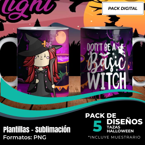Diseños Tazas Halloween - Modelo 163