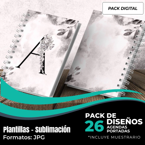 Diseños Agendas Portadas - Modelo 5