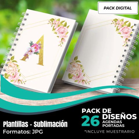 Diseños Agendas Portadas - Modelo 6