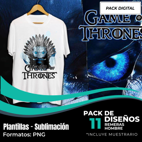 Diseños para Remeras Hombre Game of Thrones - Modelo 42
