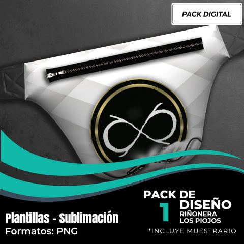 Diseños Riñoneras Los Piojos - Modelo 25