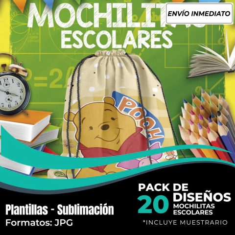 Diseños Mochilitas Escolares - Modelo 4