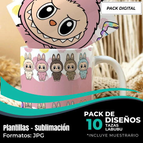 Diseños Tazas Labubu - Modelo 7 - comprar online