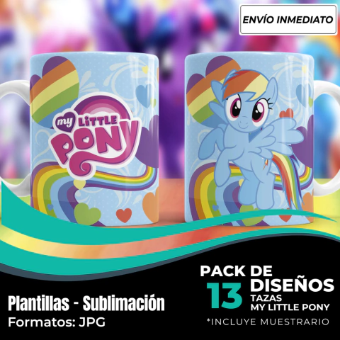 Diseños Tazas My Little Pony - Modelo 2