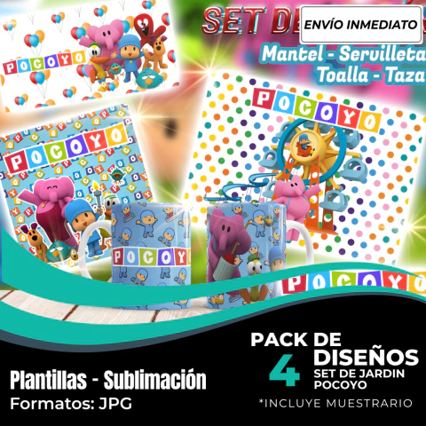 Set de Jardín Pocoyo - Modelo 8