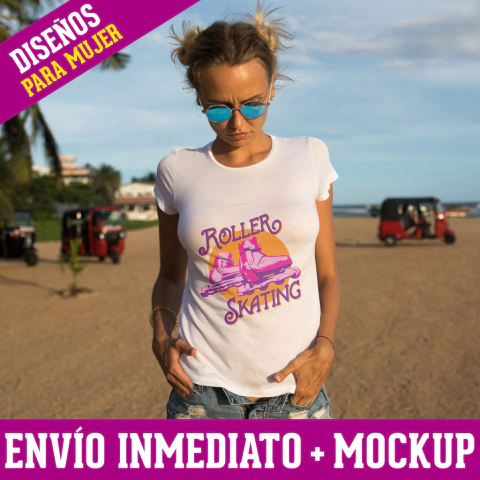 Diseños para Remeras Mujer - Modelo 31