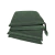 Almohadon para Silla Pana 40x40 Cubresilla Cierre -5 cm alto Verde A