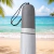 Toallon secado rapido liso 70x140cm Gris