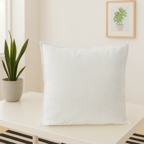 Funda para Almohadon Ecocuero Algarrobo 60x60x10 Blanco - comprar online