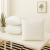 Almohadon Ecocuero Algarrobo 50x50x10 Blanco en internet