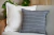 Almohadon decorativo nordico de Tusor Gris plomo raya blanca 40x40 TS-403 - comprar online
