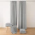 Cortina Gasa Premium dos paños - Cubre 280x210 - Gris - comprar online