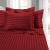 Sabanas premium Dobby King Cama 2.00x2.00 extra suave Microfibra 600hilos Bordo - Una Casa Mil Hogares
