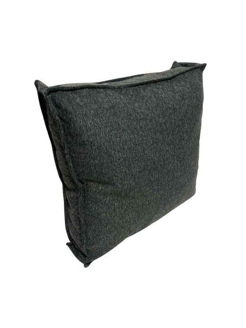 Funda para Almohadon Chenille Algarrobo 60x60x10 Gris oscuro