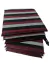 Almohadon para Silla Chenille mix Raya negro y rojo/Negro 40x40 Cubresilla Cierre - 5 cm - comprar online