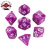 Set de Dados Morados Marmolado