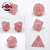 Set de Dados Artesanales - Rose Quartz en internet