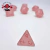 Set de Dados Artesanales - Rose Quartz - Dados En Mano