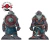 Miniatura de Cartulina Doble Faz - Héroe o Enemigo - Guerrero Duergar