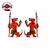 Miniatura de Cartulina Doble Faz - Monstruo - Kobold