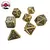 Set de dados metálicos - Dorado "Clases" - comprar online
