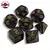 Set de Dados - Negro Typo Amarilla