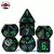 Set de Dados - Negro Typo Verde