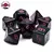 Set de Dados - Negro Typo Violeta