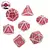 Set de dados metálicos - Rojo Typo Blanca "Clases" - comprar online