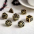 Set de Dados Metálicos - Negro y Dorado en internet
