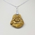 Pingente Buda Olho de Tigre 2,5cm