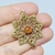Cornalina em Brass 3,4cm