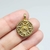 Miçanga em Brass 21mm (Unidade) - comprar online