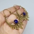 Brinco Lápis Lazuli em Brass 5,6cm - comprar online