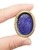 Lápis Lazuli em Brass 3,5cm - comprar online